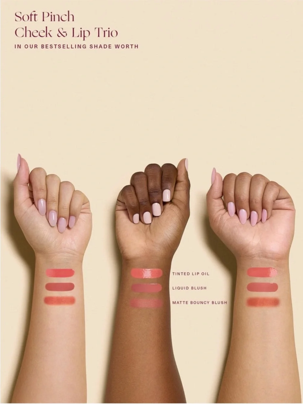 Rare Beauty Soft Pinch Cheek & Lip Trio NEW